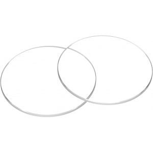 Kal-2pcs Verre De Montre En Cristal 32mm Dia 1.0mm Bord Biseauté Plat Rond Verre Ultra-Clair Visage De Montre Crystals Len Cadran Miroir Pièces De Rechange Pour Réparation De Montre - Neuf