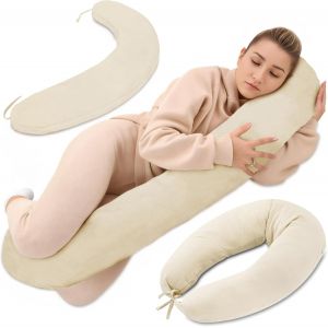 Coussin De Grossesse Et Allaitement 190 Cm &iquest; Coussin Maternit&eacute; Et Corps Oreiller De Grossesse Soutien Pour Dormir Sur Le C&ocirc;t&eacute; Et Allaiter Parfait Pour Femme Enceinte Oreillers En Forme De C Oeko-Tex - Neuf