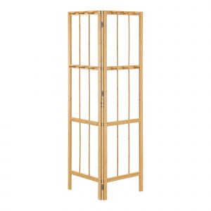 Portemanteau meuble d'entr&eacute;e design pliable Hyllestad bambou 166 x 92 x 8 cm naturel Helloshop26 03_0010383 - Neuf