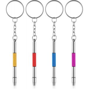 Kal-4 Pièces Mini Tournevis À Lunettes Tournevis Tournevis À Lunettes 4 En 1 Kit De Réparation De Lunettes Mini Tournevis Kit De Réparation De Lunettes Pour Montres Bijoux Et Réparation De Jouets - Neuf