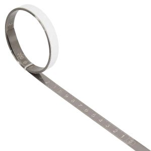 LETNERNY-M&egrave;tre Ruban Autocollant En Acier Inoxydable 2 M - Neuf