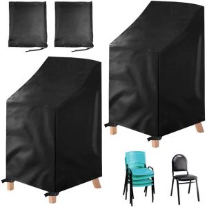 Housse Chaise De Jardin Exterieur Empilable 75 * 75 * 120cm Housse Fauteuil De Jardin Exterieur Housse De Protection Pour Fauteuil De Jardin Housse De Protection Chaise De Jardin - Neuf