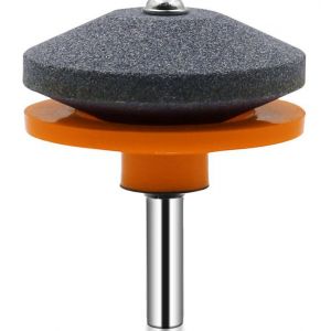 Tondeuse À Gazon, Taille-Crayon (Orange), 5 Pièces De Tondeuse À Gazon, Taille-Crayon, Abrasifs Outil De Jardin Taille-Crayon, Outil De Jardin Perceuse Électrique Taille-Crayon, Outil D'Affûtage - Neuf