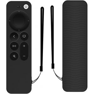 Telecommande Silicone Bo&icirc;tier De T&eacute;l&eacute;commande Pour Apple Tv 4K Siri Remote 3E G&eacute;n&eacute;ration (2022) Et 2E G&eacute;n&eacute;ration (2021),Prote[Z363] - Neuf
