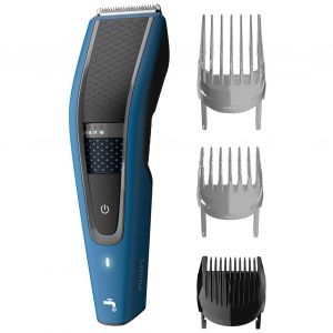 Philips 5000 Series Hc5612/15 Tondeuse &Agrave; Cheveux Noir, Bleu 28 Hybrides Nickel-M&eacute;tal (Nimh) - Neuf