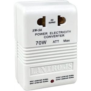 Transformateur 220V 110V, Convertisseur de Tension 110V &agrave; 220V Moins de 30W, Adaptateur Prise USA Japon UK Dubai Mexique - Neuf