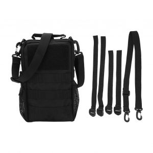 Sac A Dos De Velo En Nylon, Impermeable, Resistant A L'usure, Grande Capacite, Design Recto Verso, Fournitures D'exterieur, Noir - Neuf