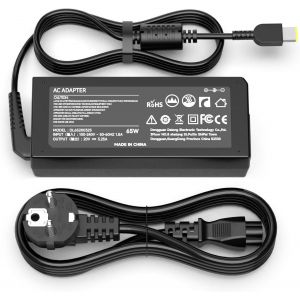 65W Chargeur Ordinateur Compatible Avec Lenovo Thinkpad X1 Carbon T430 T440 T450 T460 T470 T560 T540P E550 E560 G50 Z50 X240 X250 Adlx45Ndc3A Adlx45Ncc3A Yoga 11 Ordinateur Adaptateur - Neuf