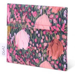Sac de rangement pour serviettes hygi&iquest;&iquest;niques, sac portable pour serviettes hygi&iquest;&iquest;niques/coupe menstruelle/petits tampons, mini sac de maquillage pour sac &iquest;&iquest; main (Blooming Tulips) - Neuf
