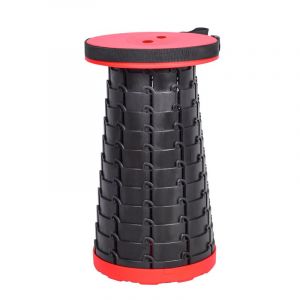 La Deuxième Génération De Portable Tabouret Pliant En Plastique Télescopique De Chargement Pour Le Camping En Plein Air Voyage Dîner - Neuf