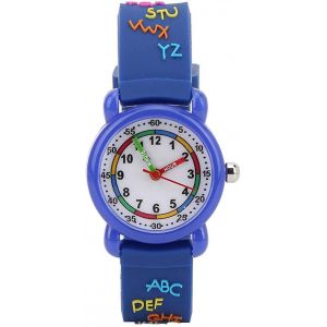 Montre De Dessin Anim&eacute; Pour Enfants,Motif De Lettre,&Eacute;tanche Pour Enfants,Montre-Bracelet,Sangle Pu,Montre-Bracelet - Neuf