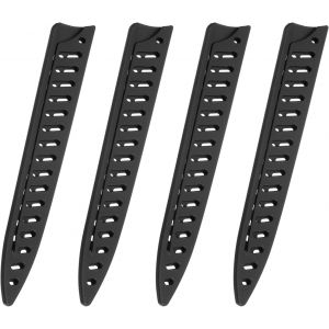 Letnerny-4pcs Housses De Protection Pour Lame De Couteau Pour Couteau À Découper De 8 Pouces, Protège-Lame Universel Pour Couteau De Cuisine, Noir - Neuf