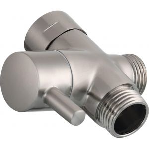 Valve 3 voies en laiton massif G1/2"" Douchette Composants de Douche Raccord universels,Nickel bross&eacute; DSF007NA - Neuf
