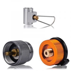 Ensemble D'adaptateurs De Recharge De Cartouche De Butane, Convertisseur De Cartouche De Butane Et Adaptateur De Recharge De Gaz Pour R&eacute;chaud De Camping Pique-Nique En - Neuf