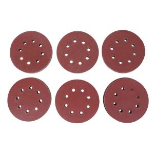 60PCS 5 pouces disques de ponçage papier de verre assorti 60 80 120 180 240 320 - Neuf