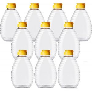 Mevronisshop-10 Pcs Bouteille De Compression De Miel, Distributeur De Miel Bouteille &Agrave; Sauce Bouteille &Agrave; Condiments Flacons Plastique Avec Bouchon Sauce Bouteilles Distributeur Flacon Souple Plastiqu - Neuf