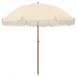 Parasol De Plage Moderne Inclinable 205 X 205 X 210 Cm Pratique L&eacute;ger En Polyester Jaune Helloshop26 02_0058871 - Neuf