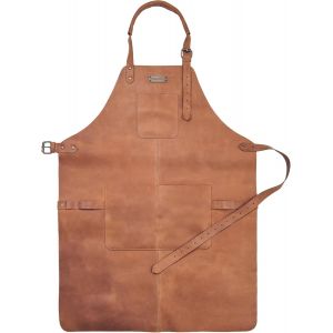 Ulteronixshop-DRAKENSBERG Tablier de barbecue 'Bob' - Tablier de cuisine professionnel pour BBQ, gastro, bar, barista, hommes, fait main - Neuf