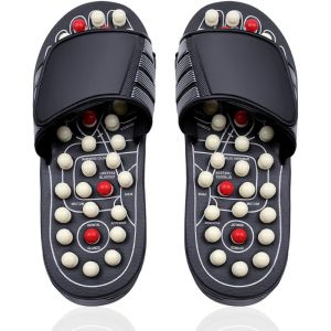 Kalanka-Massage Sandales, Pantoufles D'acupuncture De Massage, Tai Chi De Massage Chaussures De Massage Pantoufle D'acupression Pour Soulager La Fasciite Plantaire, La Fatigue Et L'inconfort Des Pied - Neuf