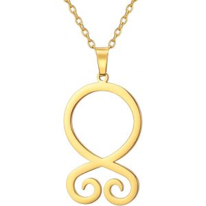 Kal-Collier Croix De Troll Pendentif Viking Acier Inoxydable Croix De Troll Amulette De Protection Bijoux Nordiques Pour Hommes Femmes - Neuf