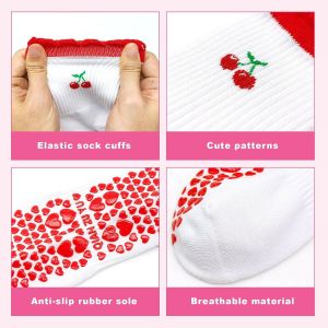 4 Paires Chaussette Pilates Femme, Chaussettes Pilates Reformer, Chaussette Antiderapante Femme, Chaussettes De Yoga Pour Maison Sport Danse Ballet - Neuf