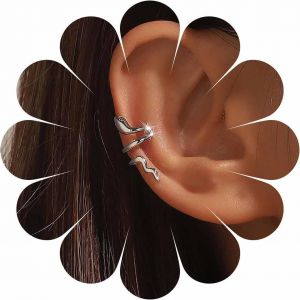 Boucles D'oreilles Serpent Vintage Boucles D'oreilles Serpent Argent Boucles D'oreilles Serpent Animal Boucles D'oreilles Serpent Punk Boucles D'oreilles Cartilage Bijoux Pour Femmes Et - Neuf