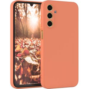 Sjzg-- Housse En Silicone Pour Galaxy A15 Housse Souple Antichoc Housse Pour Portable Avec Protection Pour Appareil Photo Fines Premium Protection Cover Tpu Phone Bumper En Orange - Neuf