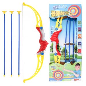 Lot De 2 Boites De Simulation D'arc Et De Fleches En Plastique Pour Enfants, Pour Le Tir Sportif, Avec Ventouse, Sans Danger - Neuf