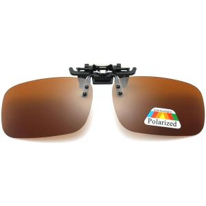 Lunettes De Soleil Polarisées, Clip Polarisation Lunettes De Soleil Sur Ordonnance Lunettes Hommes Femmes, Uv400 Polarized Lunettes Soleil Pour Conduite/Golf/Pêche/Chasse/Sports Plein Air 1pcs - Neuf
