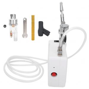 Kit d'aerographe multi-usages a alimentation par gravite, double action, TD08AC-SF+130SC (calibre 0,3), prise 100-240VEU - Neuf
