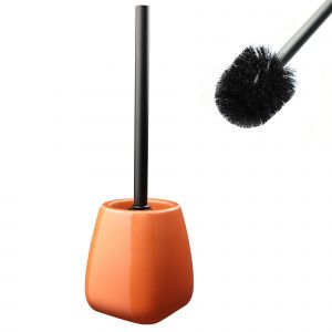 KADAX Brosse WC Orange C&eacute;ramique WC - Neuf