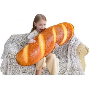 8 En Simulation 3d Pain Forme Oreiller Doux Lombaire Baguette Coussin De Dos Drôle Nourriture Peluche Jouet En Peluche - Neuf
