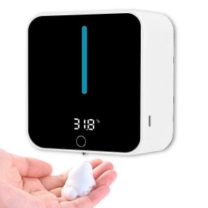 Distributeur automatique de savon moussant sans contact - Fixation murale, haute sensibilit&eacute;, durable, id&eacute;al pour la maison et les espaces publics - Neuf