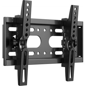 Support Mural Inclinable Pour &Eacute;cran Tv Led/Lcd/Oled Plat Et Incurv&eacute; De 14 &Agrave; 42"", Supporte 25 Kg Avec Niveau &Agrave; Bulle Vesa 200 X 200 Mm Inclus, Support Mural Universel Pour T&eacute;l&eacute;vision De 32"", 38 - Neuf