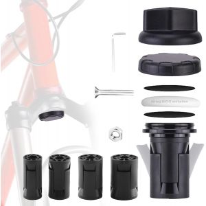 Mevronisshop-Support De V&eacute;lo Avec Fourche Cach&eacute;e Pour Airtag, Traceur Gps, Protection Antivol, &Eacute;tanche, Pour Fourche Vtt (Diam&egrave;tre Int&eacute;rieur 18-30 Mm) - Neuf