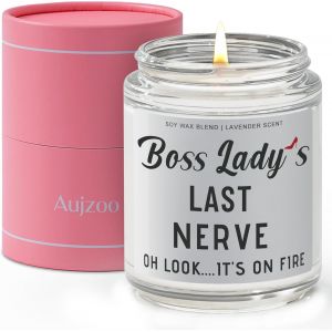 SANSH-Cadeaux pour femme - Bougies lavande (198,4 g) - Cadeau amusant pour la fête des patrons - Cadeau amusant pour femme - Cadeau pour femme - Cadeau pour femme - Cadeau pour femme - Neuf