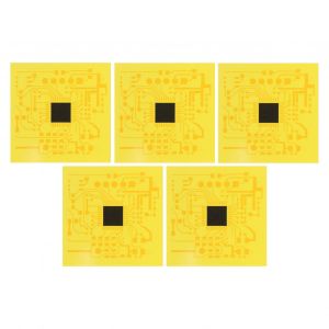 Lot De 5 Autocollants Pour Telephone Portable, Amplificateur De Signal, Jaune - Neuf