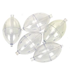 5 Pcs Pêche Clair Flotteur Bouée Glissement Frappe Indicateur Pièces De Pêche - Neuf