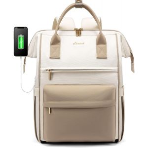 acdsgd-Sac a Dos Femme, 15.6 Pouces Sac &agrave; Dos Ordinateur Portable Voyage, Sac Travail Antivol pour Ordi Pc Etanche, Travel Backpack Pakkable pour Voyage Loisir Travail Affaire &Eacute;cole College Kaki - Neuf