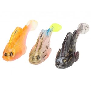 Lot De 3 Leurres Souples Pour Poissons Sauteurs, Leurres Artificiels Coulants - Neuf