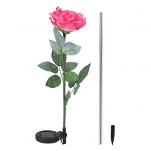 Hjlian Lampe Led Solaire Style Rose Pour Eclairage De Jardin - Neuf
