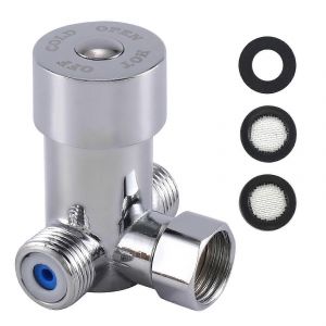 G1/2 Vanne de mélange d'eau chaude froide Contrôle thermostatique de la température du mélangeur pour robinet automatique - Neuf