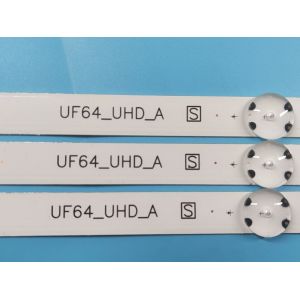 Kit 3 bandes rétro-éclairage LED tv, 850mm, pour LG 43UH610V 43UH619V 43UH603V 43UH6030 43UF640V 43UF6407 1 lot Nipseyteko - Neuf
