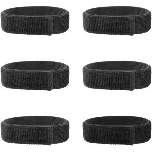Asfasfq-Clips De Vélo Hautement Élastiques,3 Paires Serre Pantalon Velo,Sangle Cheville,Sangle Haute-Élastique Polyvalente Légère,Pour Cuissardes, Randonnée, Camping,Pantalons, Bottes - Neuf