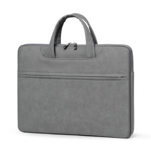 Sac D'Ordinateur Portable De Cas De 14 Pouces &Eacute;tanche Ordinateur Manche Messenger Porte-Documents Avec Bandouli&egrave;re Pour Homme, Femme Bleu Marine Gris - Neuf