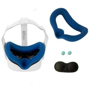 Oculus Quest 2 Vr Masque Pour Les Yeux Et Couvre-Objectif-Silicone,Jd-391215 - Neuf