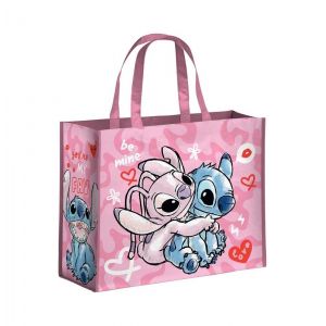 Sac Cabas Disney &iquest; Stitch & Angel Love (Pp 45&times;40&times;20 Cm) - Neuf
