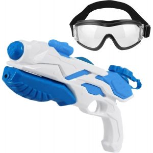 Pistolets À Eau Pour Enfants,Pistolet À Eau 400ml Avec Une Portée De 8m Longue Distance,Puissant Pistolet À Eau,Pour Les Plein Air,Piscine,Plage - Neuf