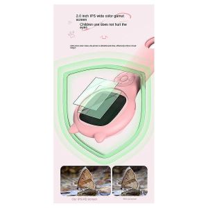 Microscope pour enfants, loupe d'apprentissage à domicile, microscope portable pour l'après-école-H - Neuf
