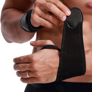 Bracelet De Maintien Noir (Taille S, 1 Paire) - Tissu Élastique Et Respirant - Sangle De Compression Réglable - Homme, Femme, Droitier Ou Gaucher - Bandage De Maintien Pour La Protection Ou Le Sport - Neuf